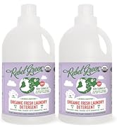 Rebel Green Organic Laundry Detergent - Natural Laundry Soap - Liquid Laundry Detergent with Disp...