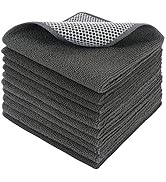 SINLAND Microfiber Dish Cloths Wash Clothes for Kitchen Best Kitchen Cloths Cleaning Cloths Poly ...
