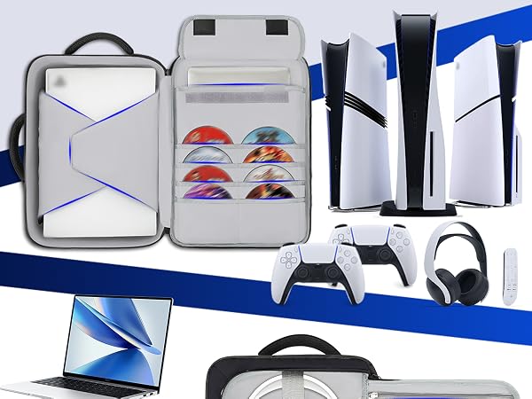 ps5 ps5 slim ps5 pro backpack bag carry case