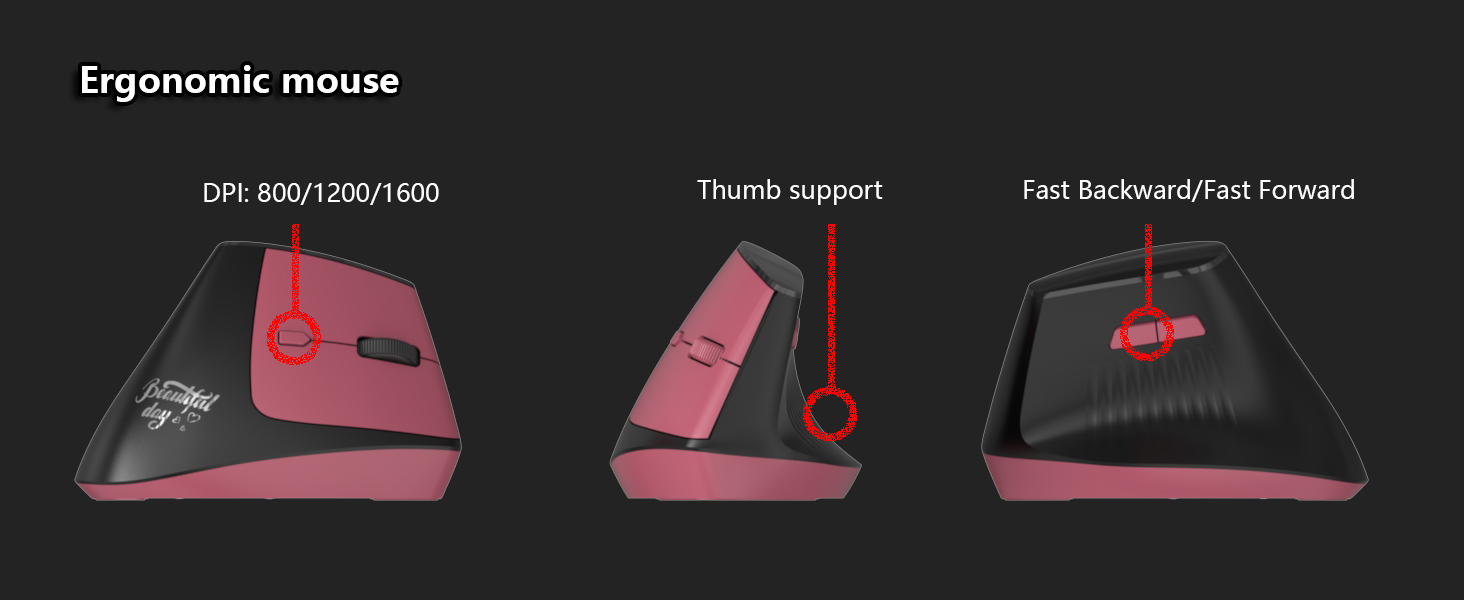 Ergonomic Wireless Keyboard and Mouse