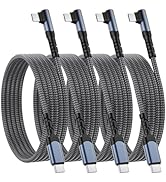 USB C to USB C Charger Cable,60W C to C Cable Fast Charging [10FT, 4 Pack] Nylon Braided Type C C...