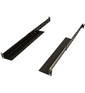 NavePoint Universal 1U Rack Mount 4-Post Shelf Rail for Dell Compaq IBM HP APC - 33.5 Inches deep