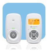 Motorola nursery audio baby monitor with LCD screen wide range private connection newborn care
