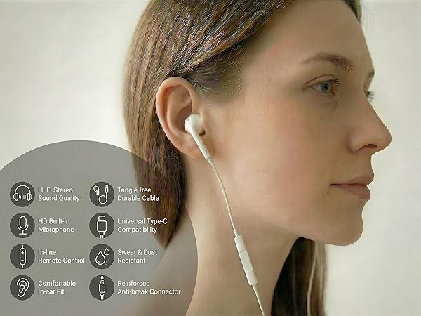 USB C Headphones for iPhone 17