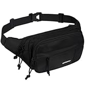WATERFLY Pack Waist Packs: Large Crossbody Packs for Women Men