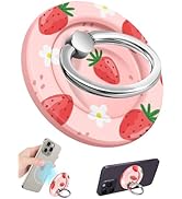 Lotadilo Compatible with Magsafe Phone Ring Holder - for Women Girls Cute Funny Fashion Strawberr...