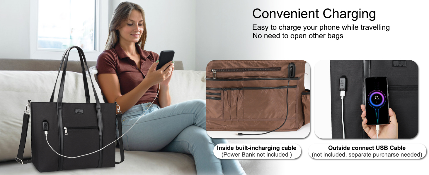 Laptop Bag with USB Charging Port