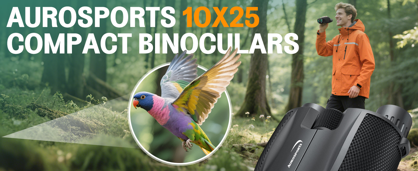 10x25 binoculars compact