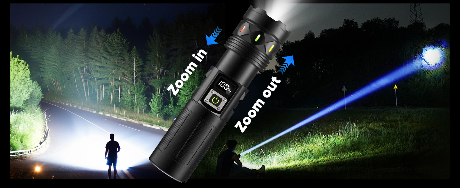 Flashlights High Lumens Rechargeable