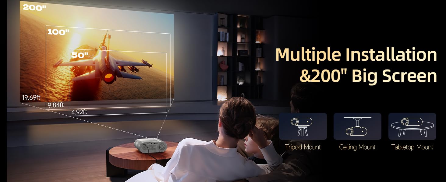 outdoor projector with speakers