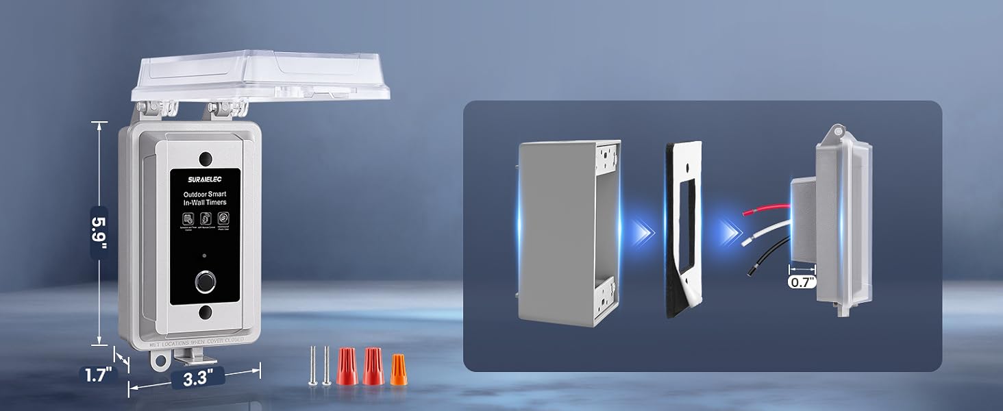 wall timer switches for outdoors