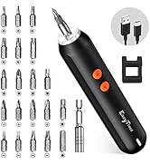 Electric Screwdriver Cordless, EASYTIME Rechargeable Power Screwdriver Set with 2000mAh Battery, ...