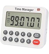 AIMILAR Digital Kitchen Timer - Magnetic Count Up Down Direct Entry Cooking Timer with Loud Alarm...