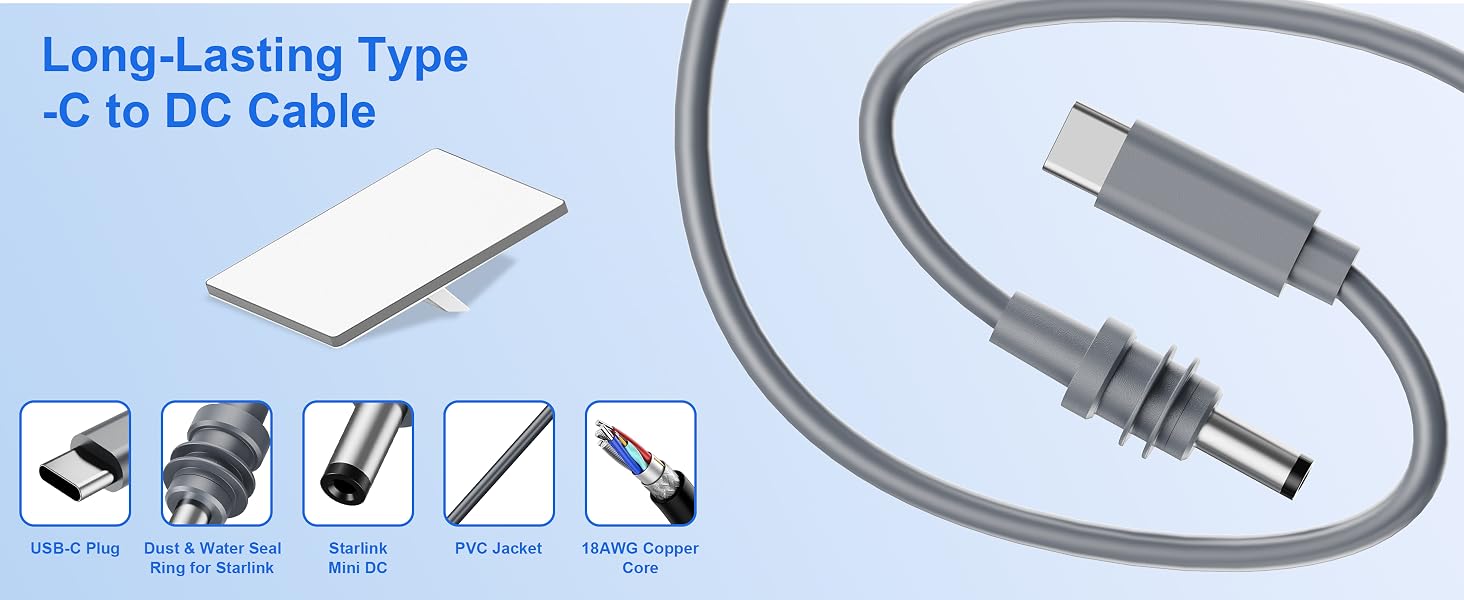 starlink mini usbc cable