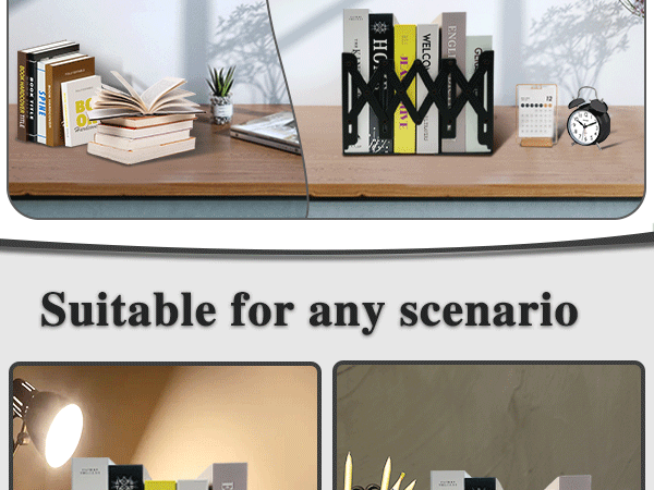 Adjustable Bookends