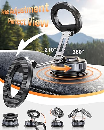 360 VACUUM MAGNETIC PHONE MOUNT