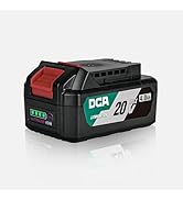 DCA 20V MAX Lithium-Ion Battery, 4.0Ah High Capacity Battery Pack Compactible 20V Cordless Power ...