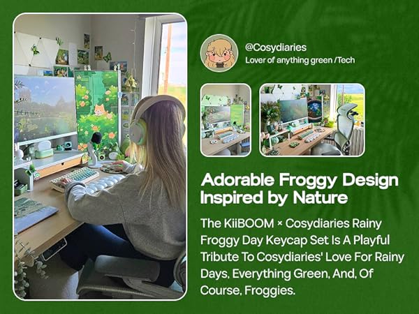 Froggy Keycaps Cherry