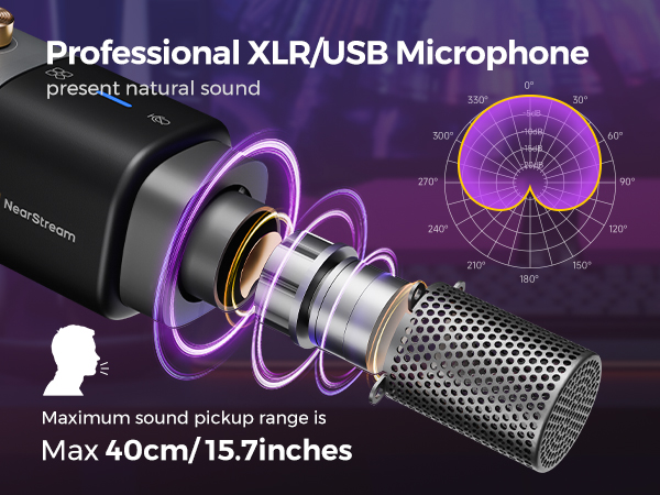 microphone with boom arm