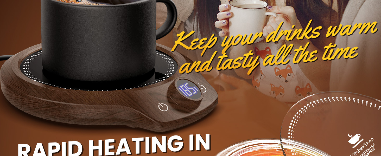 Coffee Mug Warmer Wood