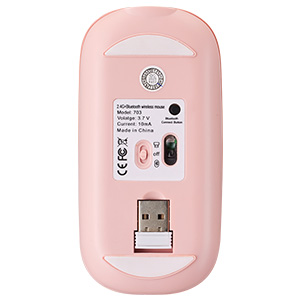 Wireless Keyboard and Mouse Combo with Phone Tablet Holder,