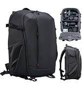 ULANZI Camera Backpack Professional Bag, Water-Resistant Photography Camera Case Anti Theft Trave...