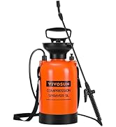VIVOSUN 1.35-Gallon Pump Pressure Sprayer, Pressurized Lawn &amp; Garden Water Spray Bottle with Adju...