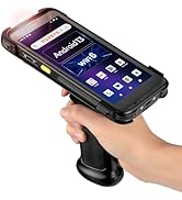 MUNBYN 2024 New Android 13 Barcode Scanner with Pistol Grip, Wi-Fi 6 Mobile Computer PDA 5.5" Ful...