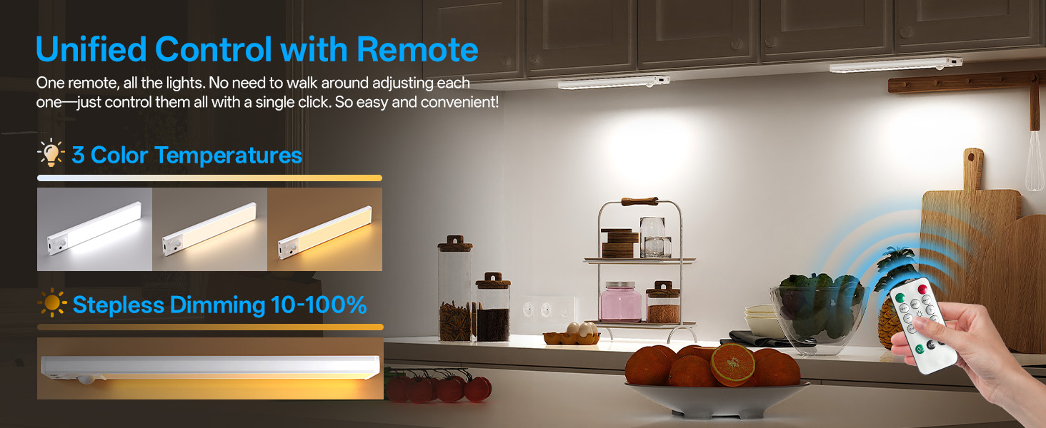 under cabinet lighting wireless