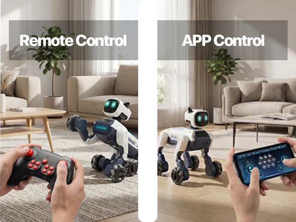 puppy robot, emotional interaction toy, pretend pet toy, pet simulator toy,responsive robot pet