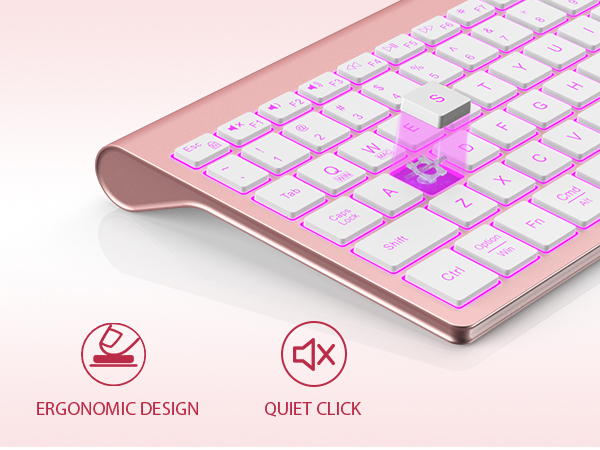 quiet keyboard and mouse wireless combo