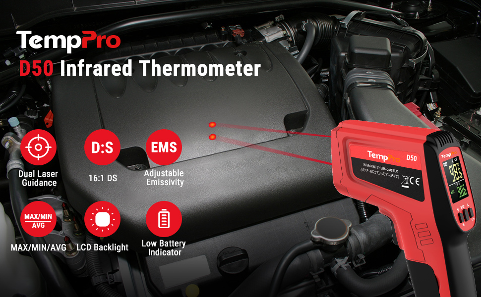 infrared thermometer temperature gun laser thermometer gun temperature sensor thermometer gun temp