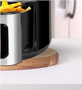 MIRASTON 5.8QT Digital Air Fryer with Viewable Window, Adjust Temp &amp;amp; Timer, Air Frying, Reheat