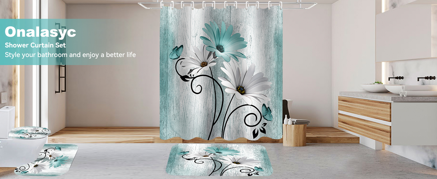 shower curtain set