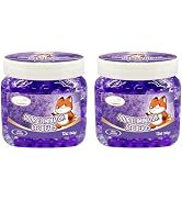 TheMadFox Odor Eliminator Gel Beads, 12 oz, 2 Pack Air Freshener for Home &amp; Car, Pet Neutralizes ...