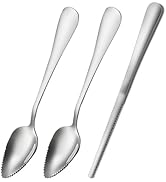 Grapefruit Spoons Serrated Edge Stainless Steel Fruit Knife Grapefruit Utensils Tool Dessert Spoo...