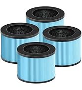 MK01 &amp; MK06 True HEPA Filter Replacement for MK01 MK06, TZ-K1 and DH-JH01 Air Purifier, Standard ...