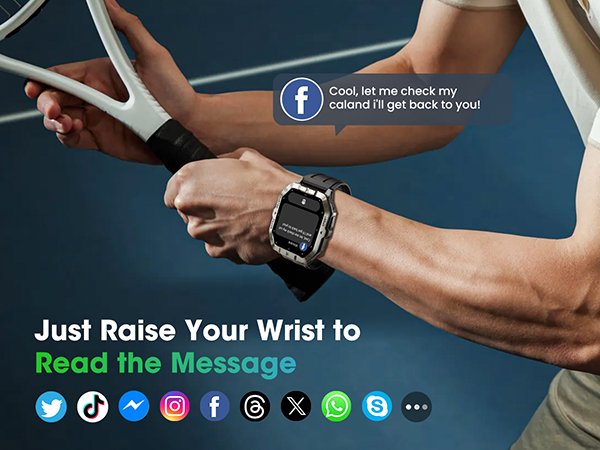 Just Raise Your Wrist toRead the Message