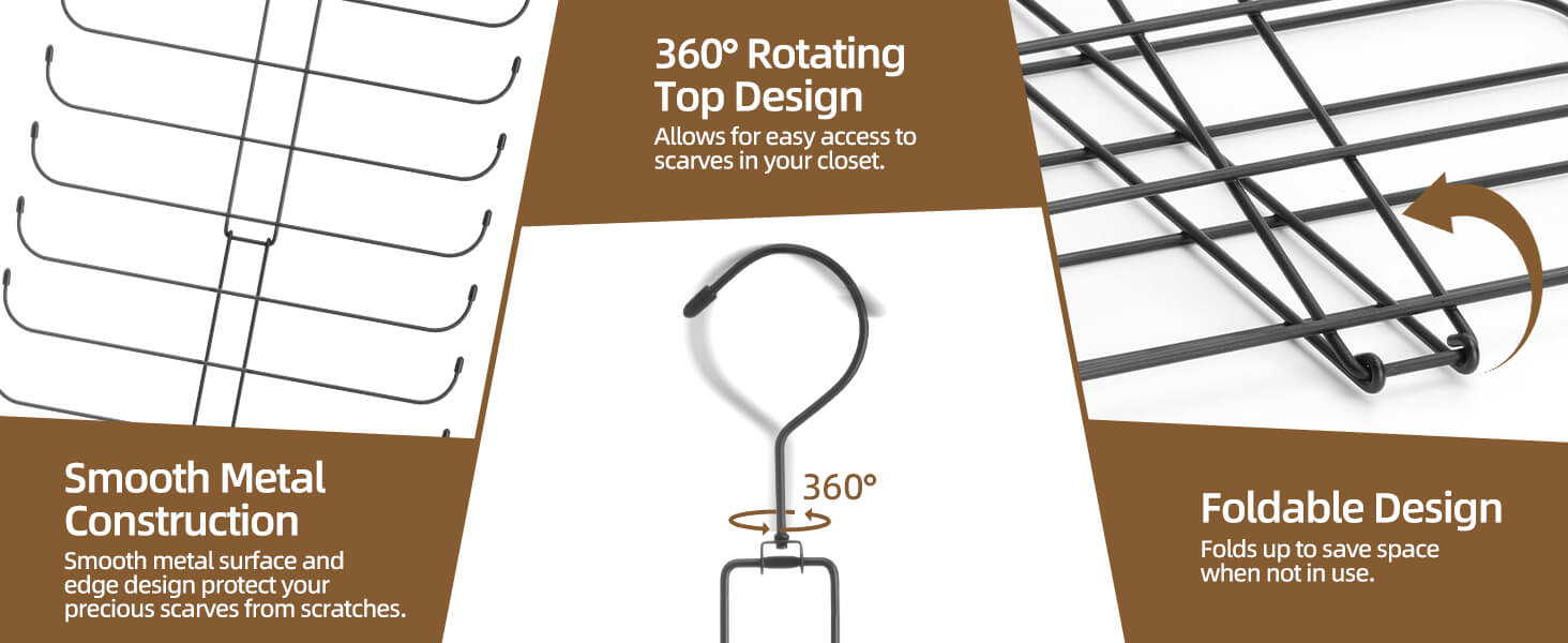 scarf organizer for closet