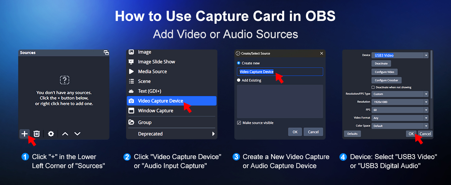 HDMI Video Capture for Streaming