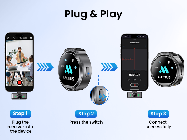 bluetooth microphone for iphone;mini mic;wireless lavalier microphone;bluetooth microphone