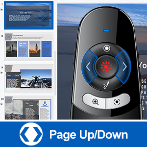 page up and down