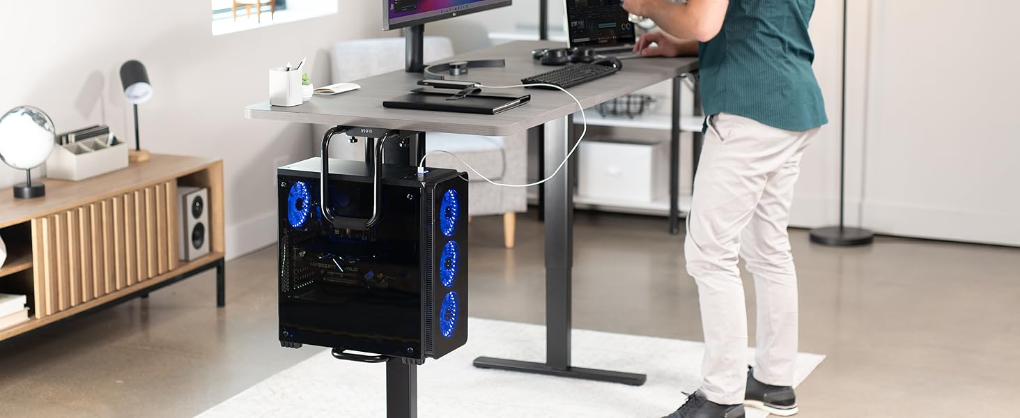 Heavy Duty Under Desk PC Mount