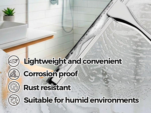 Shower Squeegee for Glass Doors, Squeegee for Shower Glass