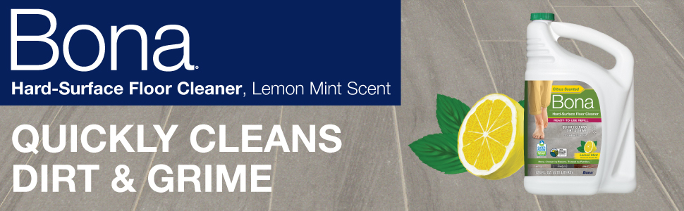 hard surface lemon mint floor cleaner