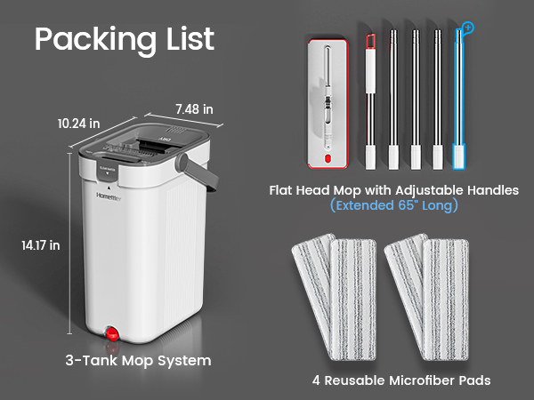 flat mop and bucket system