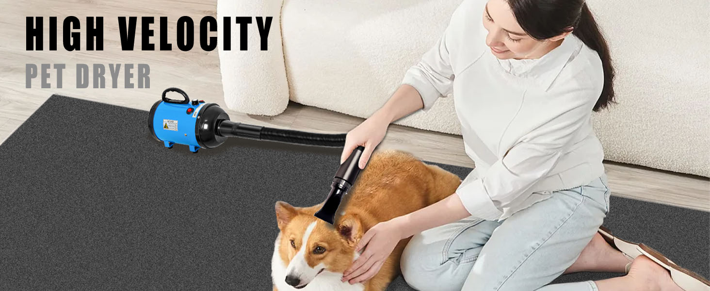 Dog Hair Dryer High Velocity Professional Dog Blow Dryer