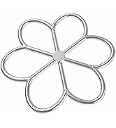 Skyflame 18-Inch Stainless Steel Flower-Shape Fire Pit Burner Ring for Fire Pit, Natural Gas &amp; Pr...