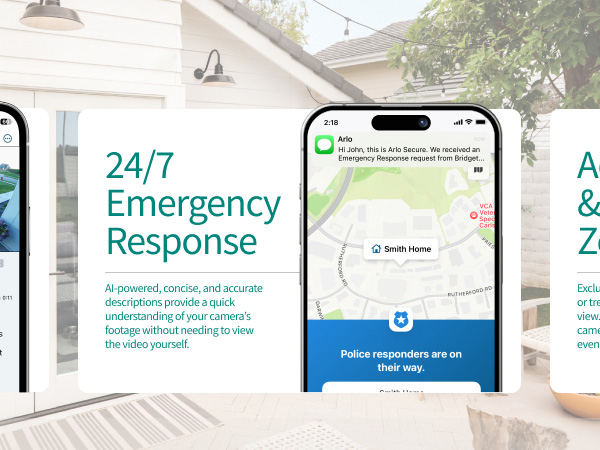 Arlo Essential Battery Security Camera 2K