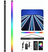 Mettlelite TLX4 RGB Tube Light LED Full Color Video Light with APP DMX Control 4 ft 2800K-8000K C...